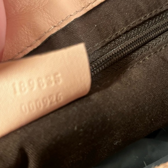 ๐ Gucci PYTHON ๐ EUC pink/tan/brown large bag with silver hardware. STUNNING. - Picture 11 of 16